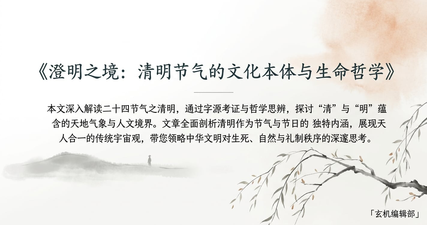 澄明之境:清明节气的文化本体与生命哲学