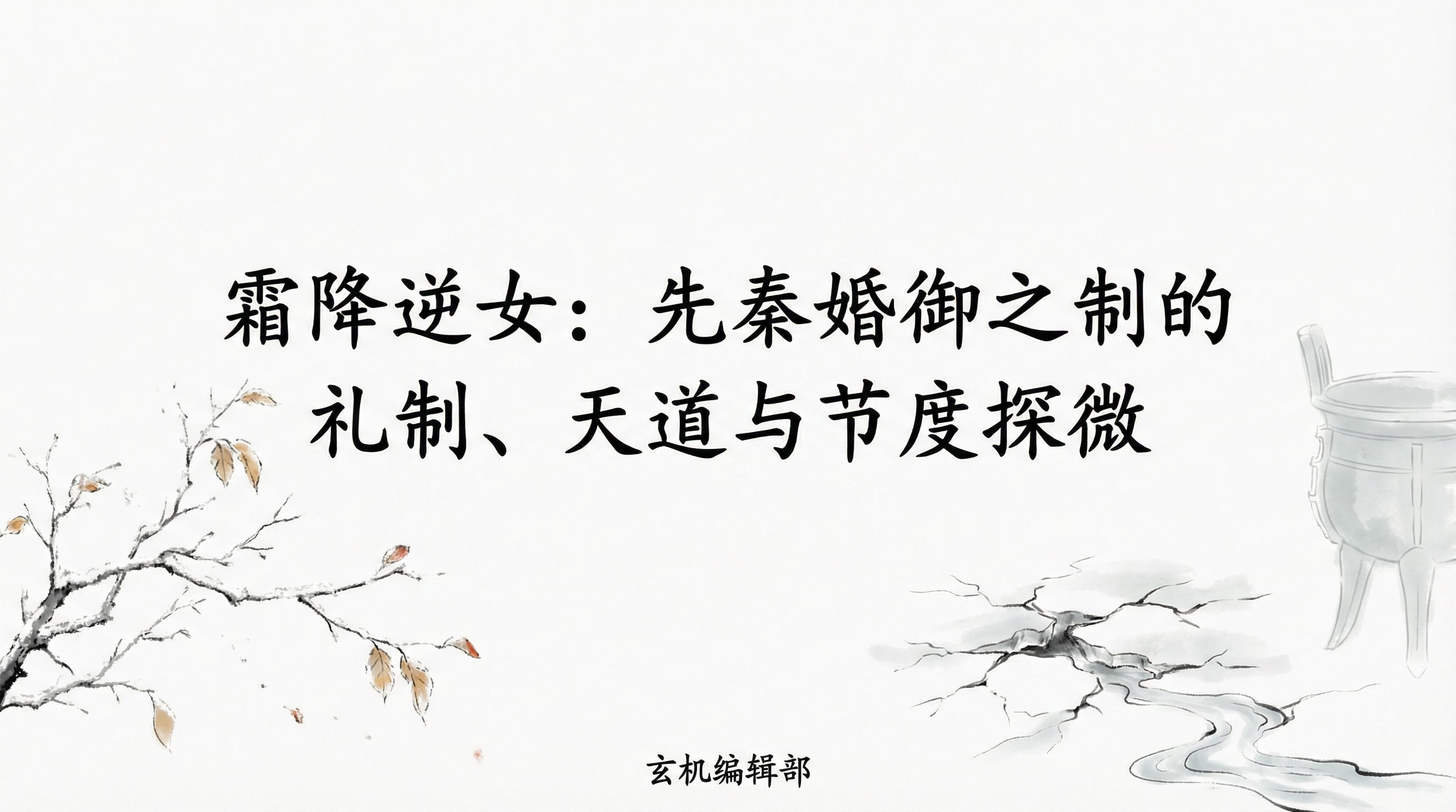 The Frost's Descent and the Reversed Woman: An Inquiry into the Ritual, Heavenly Way, and Moderation of Pre-Qin Marriage Regulations