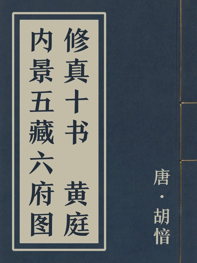 修真十書 黃庭內景五藏六府圖